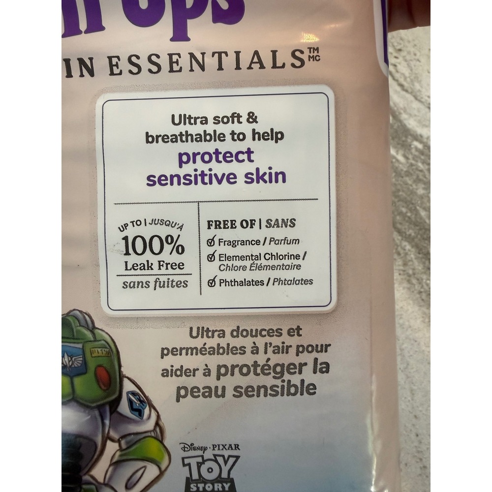 Lot of 2 New Huggies Pull-Ups skin essentials 4-5T 14 ct Diapers potty training - Picture 6 of 7